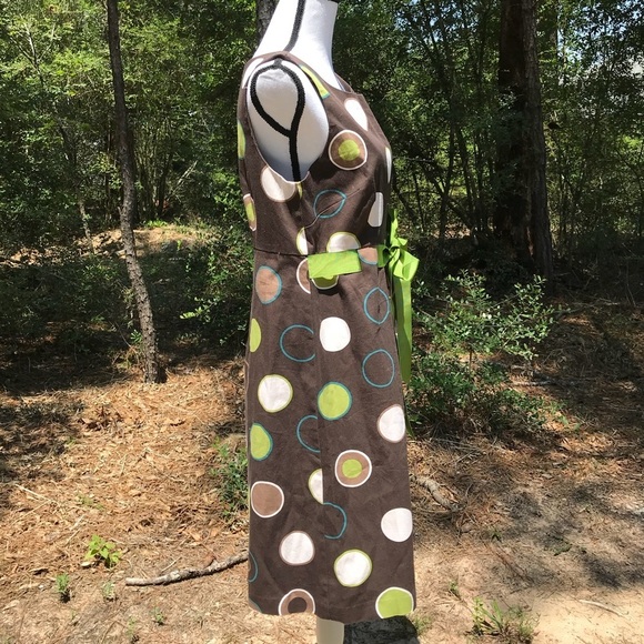 Jessica Howard Brown Polka Dot Dress Size … - Picture 6 of 11